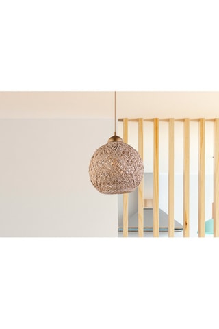 Hanglamp JK 190 - Bruin en Wit - 45-60 W