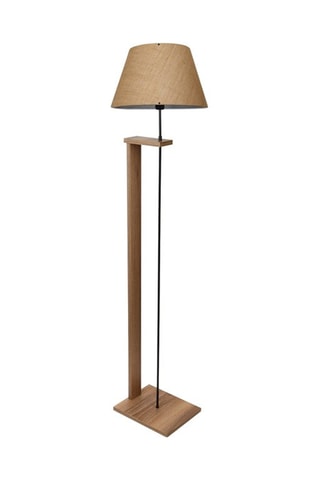 Lampadaire en bois Ayd - Naturel - 60 W - 150 cm