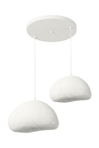 Hanglamp - Wit - 2 x 40 W