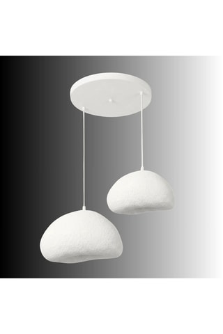 Hanglamp - Wit - 2 x 40 W