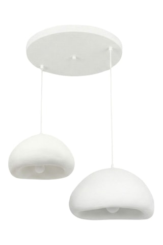 Hanglamp - Wit - 2 x 40 W