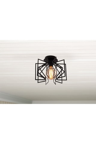 Plafondlamp Nemrut - Zwart - 40 W