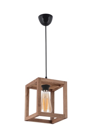 Houten Hanglamp - Naturel - 45 - 60 W