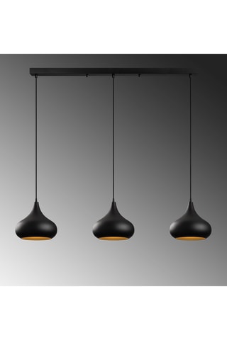 Suspension Muba - Noir - 3 x 40 W