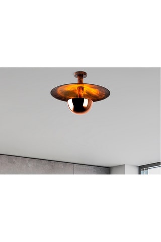 Plafondlamp Kurt - Goudkleurig - 10 W