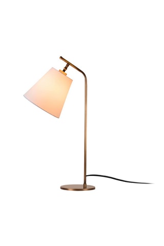 Tafellamp Salihini - Goudkleurig en Beige - 60 W