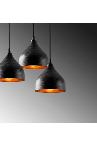 Hanglamp Tattoo - Zwart - 3 x 60 W