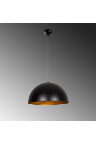 Hanglamp Sivani - Zwart en Goudkleurig - 100 W