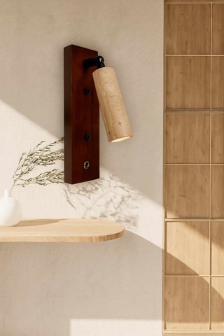 Wandlamp - Beige - 40 W