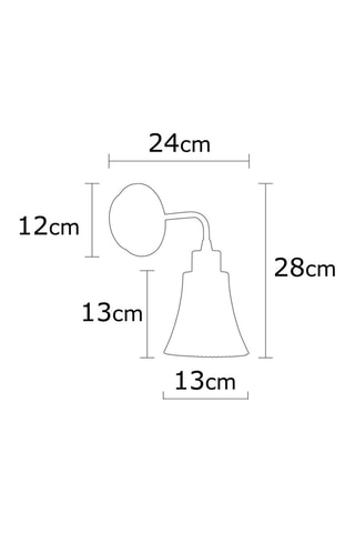 Wandlamp - Zwart - 40 W