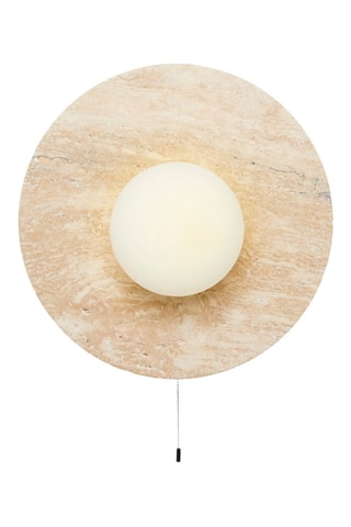 Travertijn Wandlamp - Beige