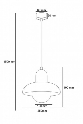 Hanglamp - Bruin - 10 W