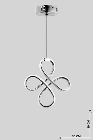 Ledhanglamp - Zilverkleurig