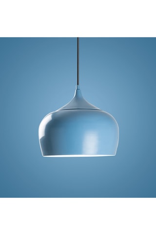 Hanglamp Patine - Blauw - 40 W