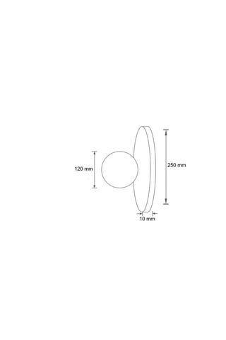 Wandlamp - Beige - 40 W