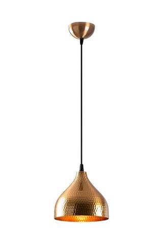 Hanglamp Tattoo - Goudkleurig en Zwart - 60 W