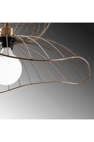 Hanglamp Farac - Goudkleurig - 60 W