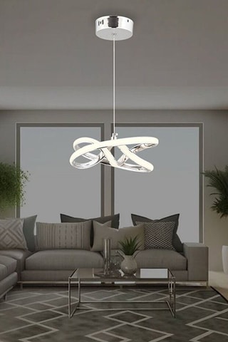 Ledhanglamp - Zilverkleurig