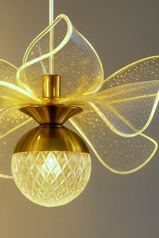 Ledhanglamp - Goudkleurig