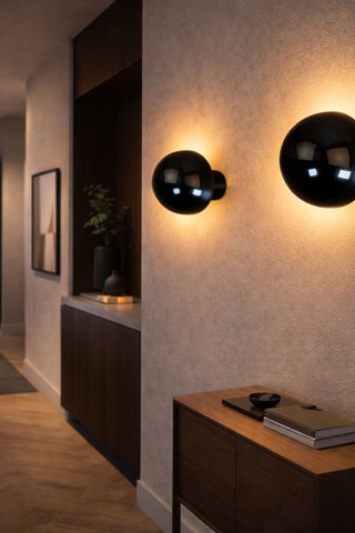 Wandlamp - Zwart - 8 W