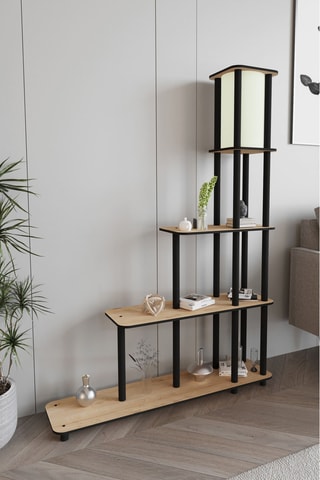 Tafellamp - 40 W - Houtimitatie