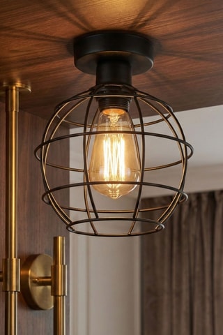 Plafondlamp - Zwart - 40 W