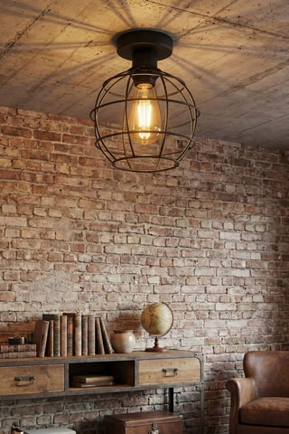 Plafondlamp - Zwart - 40 W