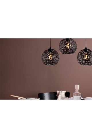 Hanglamp Fellini - Zwart - 3 x 100 W