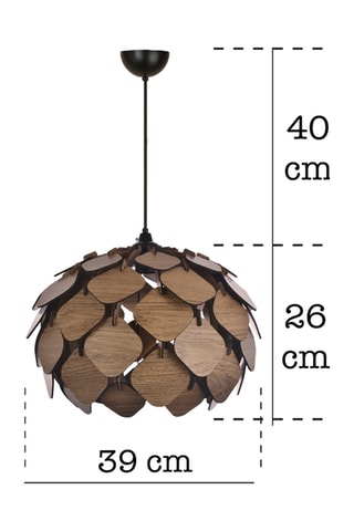 Hanglamp UAV011 - Donkerbruin - 60 W