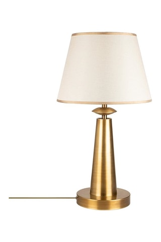 Tafellamp Pardo - Goudkleurig en Wit - 100 W