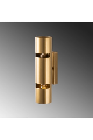 Wandlamp Luxora - Goudkleurig - 2 x 40 W