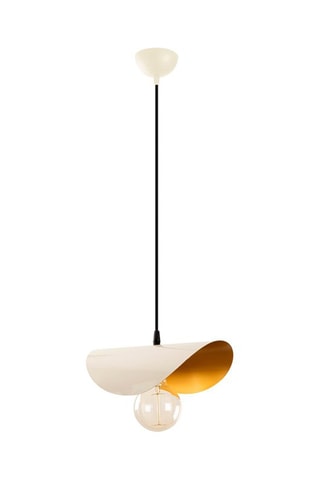 Hanglamp Sivani - Wit en Goudkleurig - 100 W
