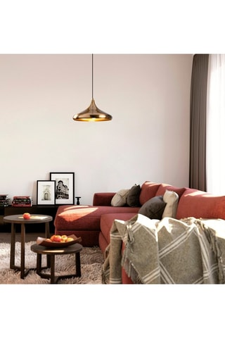 Hanglamp Berceste - Goudkleurig - 40 W