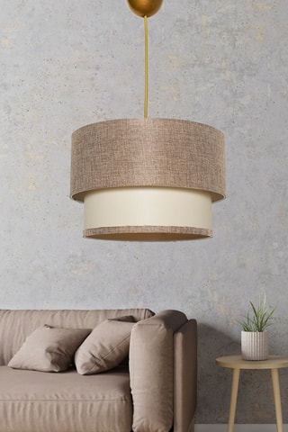 Hanglamp SP288 - Taupe en Beige - 60 W