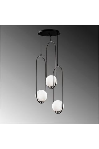 Hanglamp Mudoni - Zwart - 3 x 40 W