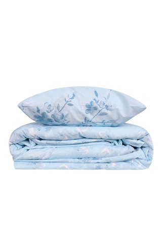Conjunto de edredão em algodão 56 fios/cm² Elena - Azul