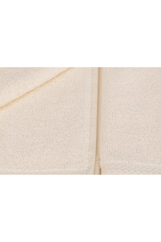 6 toalhas de rosto - Creme - 30 x 50 cm