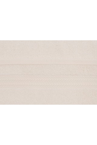 6 toalhas de rosto - Creme - 30 x 50 cm