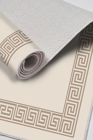 2 tapetes de banho - bege - 50 x 60 cm, 60 x 100 cm