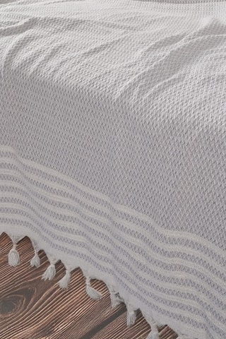 Manta de sofá - Cinzento - 180 x 220 cm