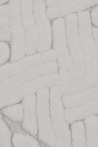 2 tapis de bain - Blanc - 50 x 60 cm, 60 x 100 cm