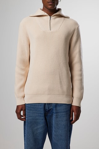 Maglia in lana merino Roman - Beige