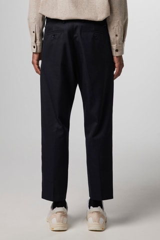 Pantaloni in lana vergine Bill - Navy