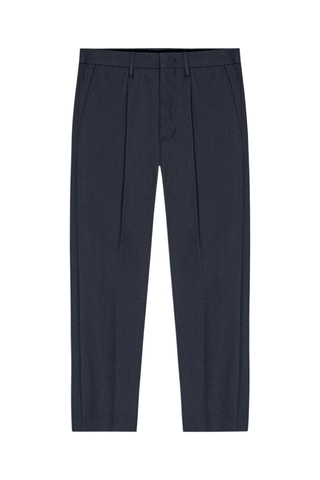 Pantaloni in lana vergine Bill - Navy