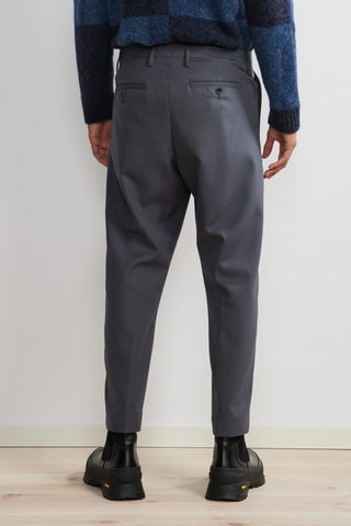 Pantaloni in lana vergine Bill - Grigio scuro