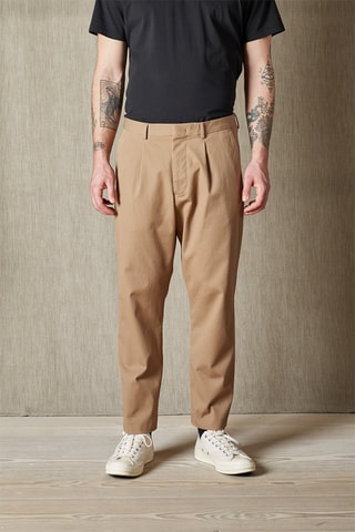 Pantaloni in cotone bio Bill - Kaki