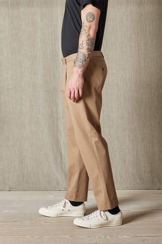 Pantaloni in cotone bio Bill - Kaki