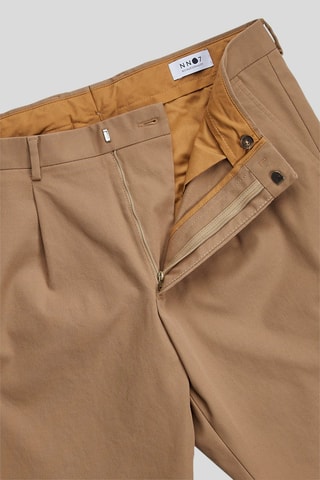 Pantaloni in cotone bio Bill - Kaki