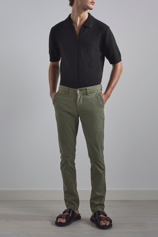 Pantaloni chino Marco - Kaki