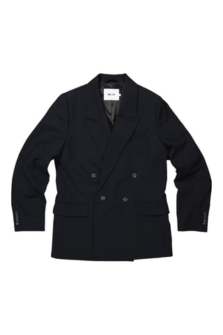 Giacca in lana sostenibile Bertil - Navy